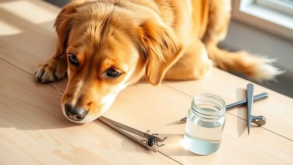 Hur tar man bort en fästing på hund